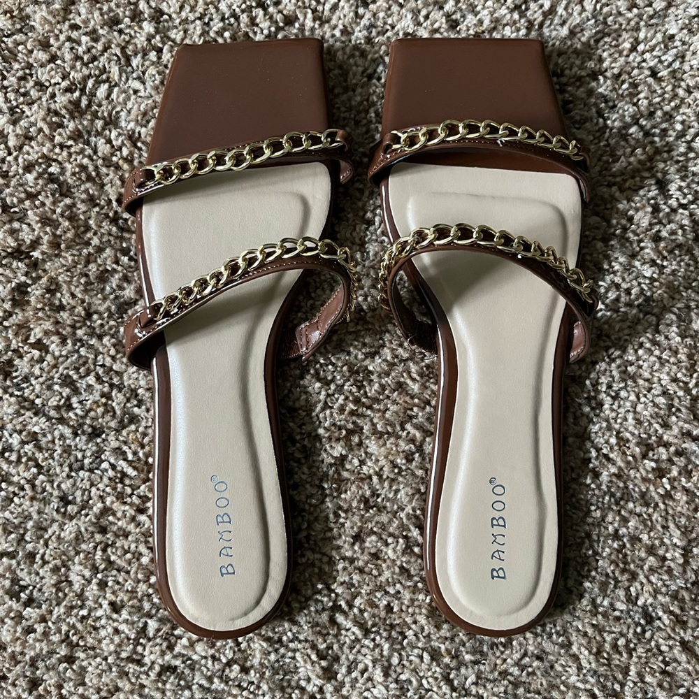 Ladies size 9 sandals.  New